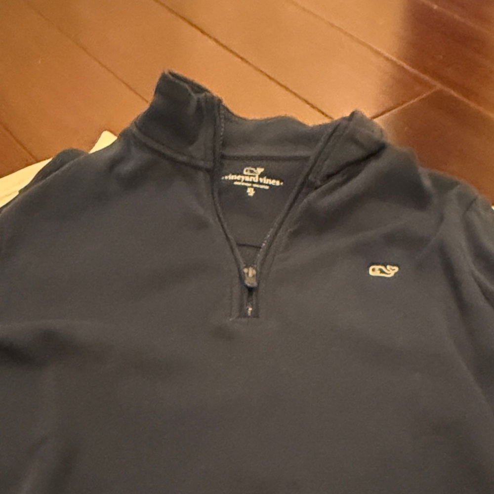 Vineyard Vines Dark Blue Half-Zip Sweater